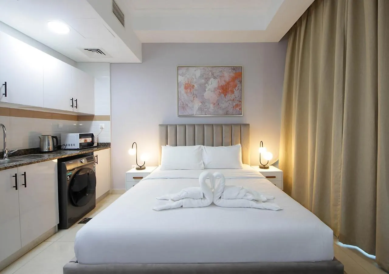 아파트 Luxury High-Rise Stay The Court Tower 두바이